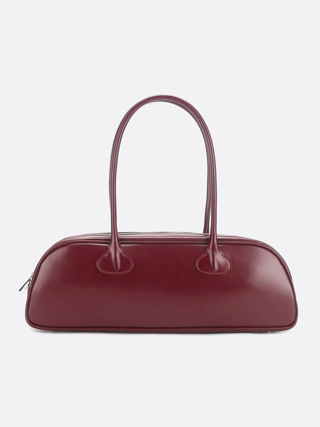 Grand sac baguette bordeaux