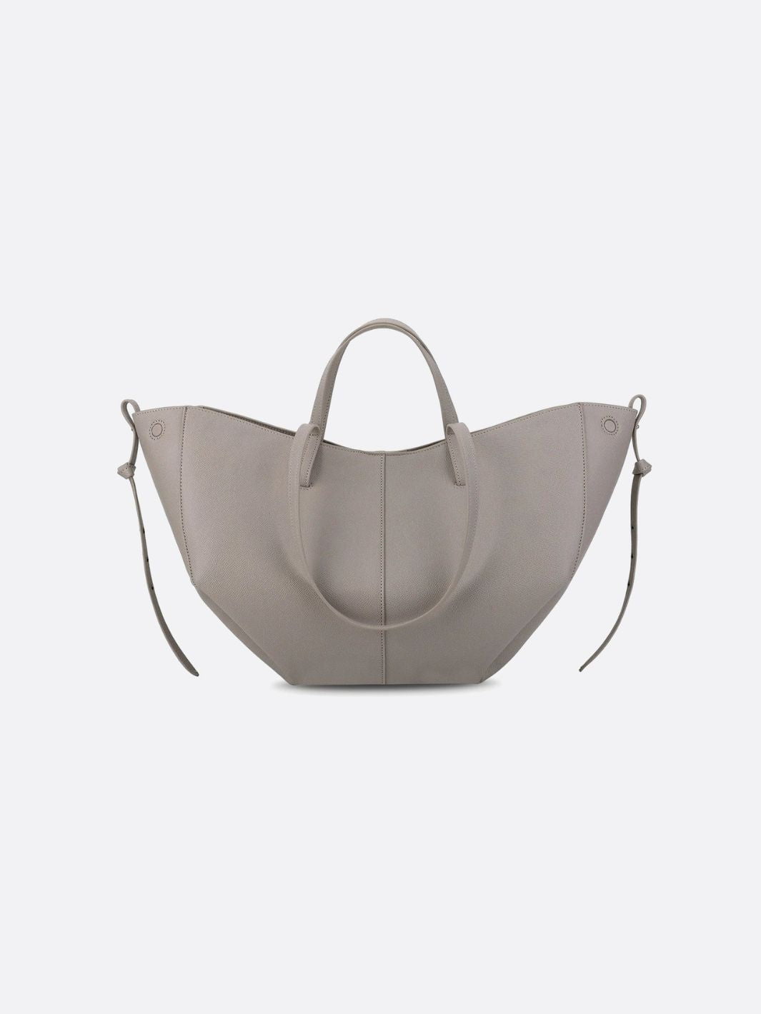 Grand sac cabas cuir gris