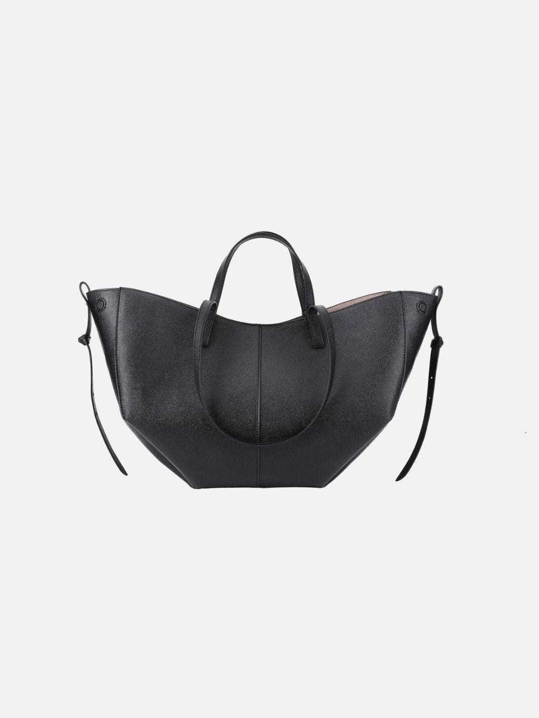 Grand sac cabas cuir noir