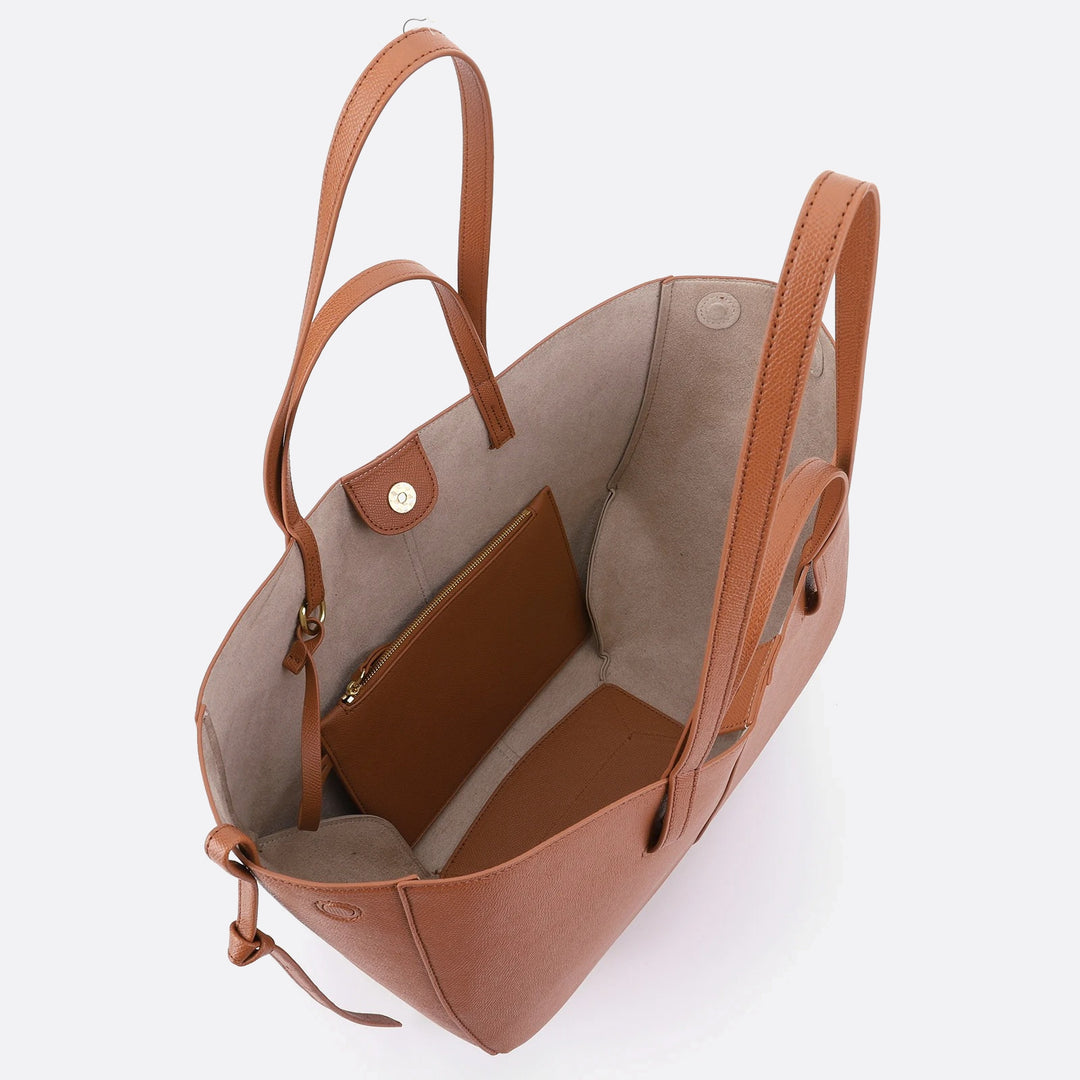 Bolso tote grande de piel