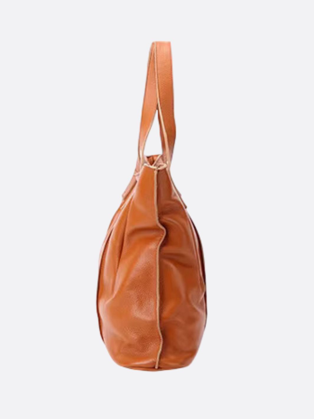 Large soft leather tote bag