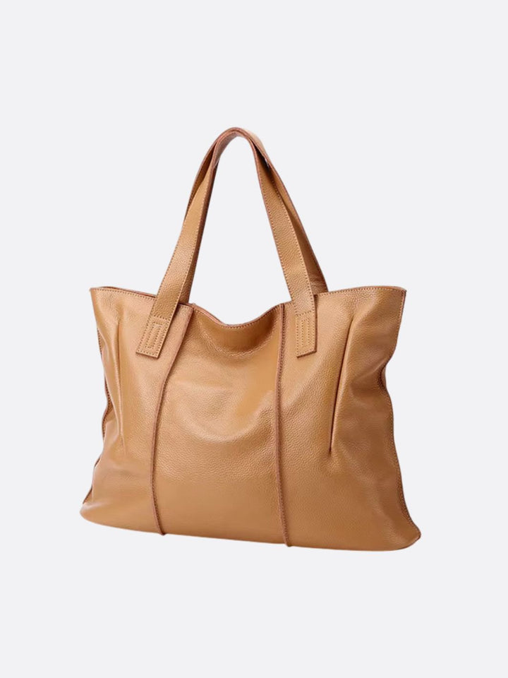 sac cuir jaune femme