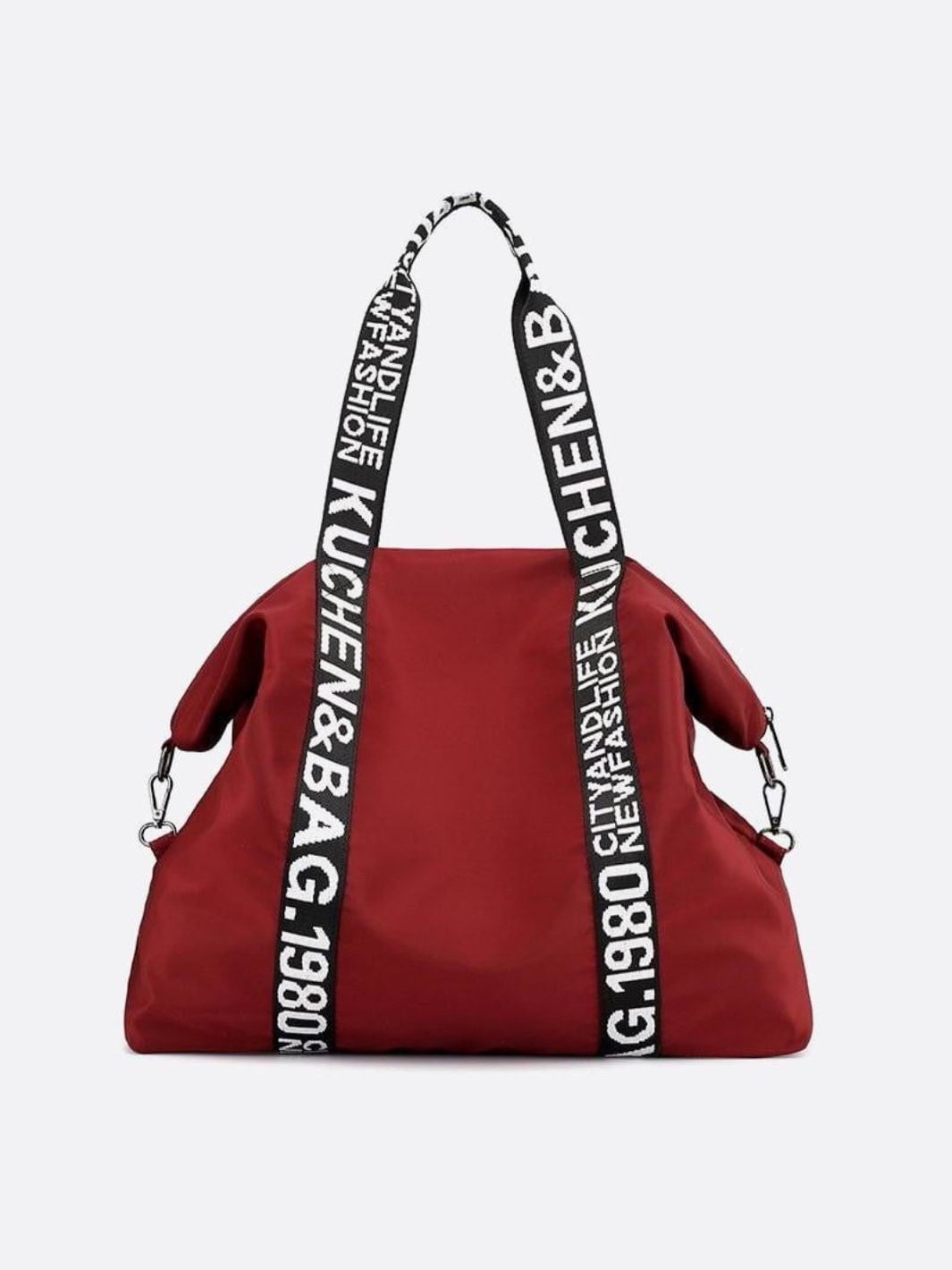 grand sac nylon rouge