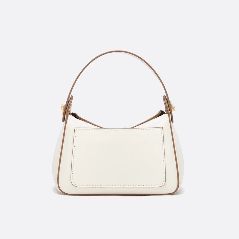 Small White Leather Handbag