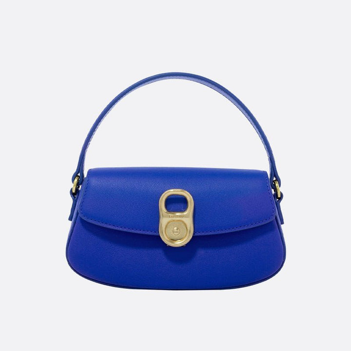 petit sac à main cuir bleu