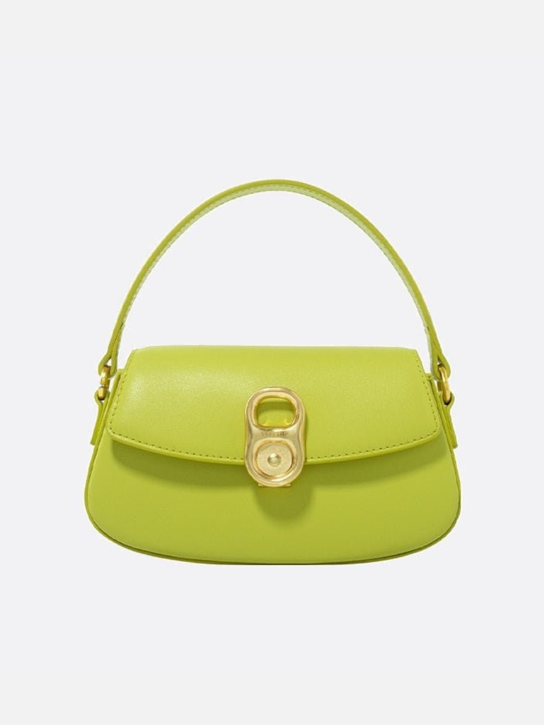 Petit sac à main cuir vert