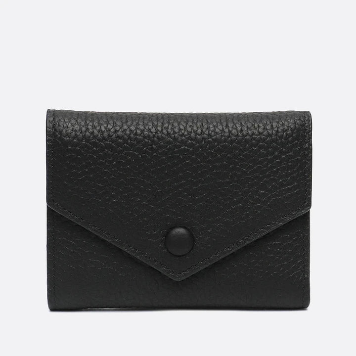 portefeuille cuir 3 volets noir