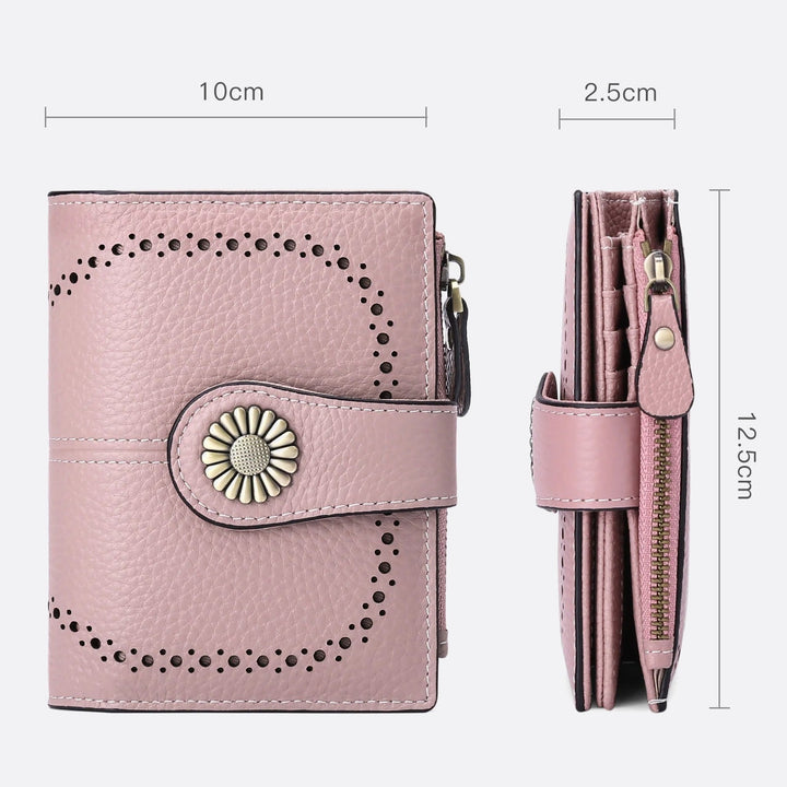 Pink Leather Wallet 