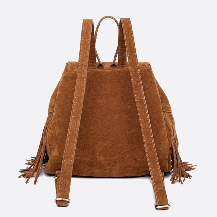 Suede Backpack