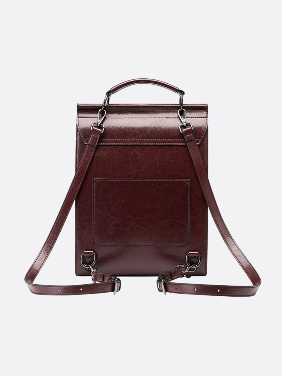 Leather backpack