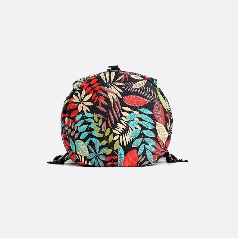 Leaf pattern backpack