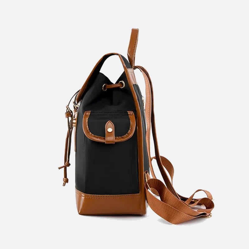 Canvas and Leather Backpack