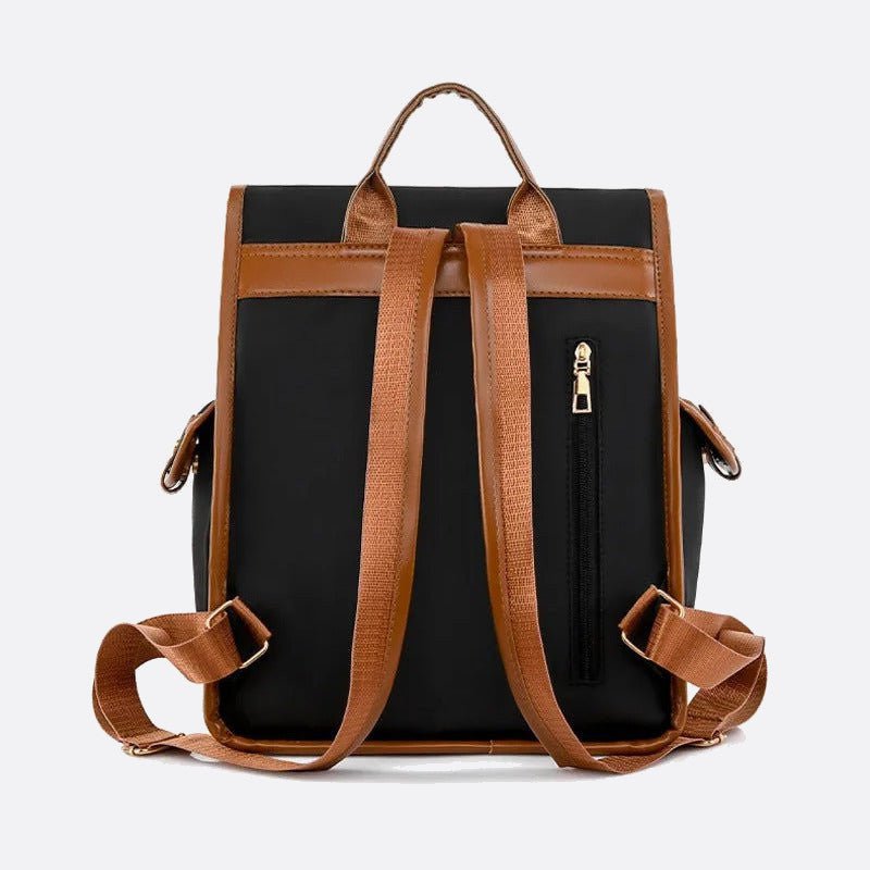 Canvas and Leather Backpack