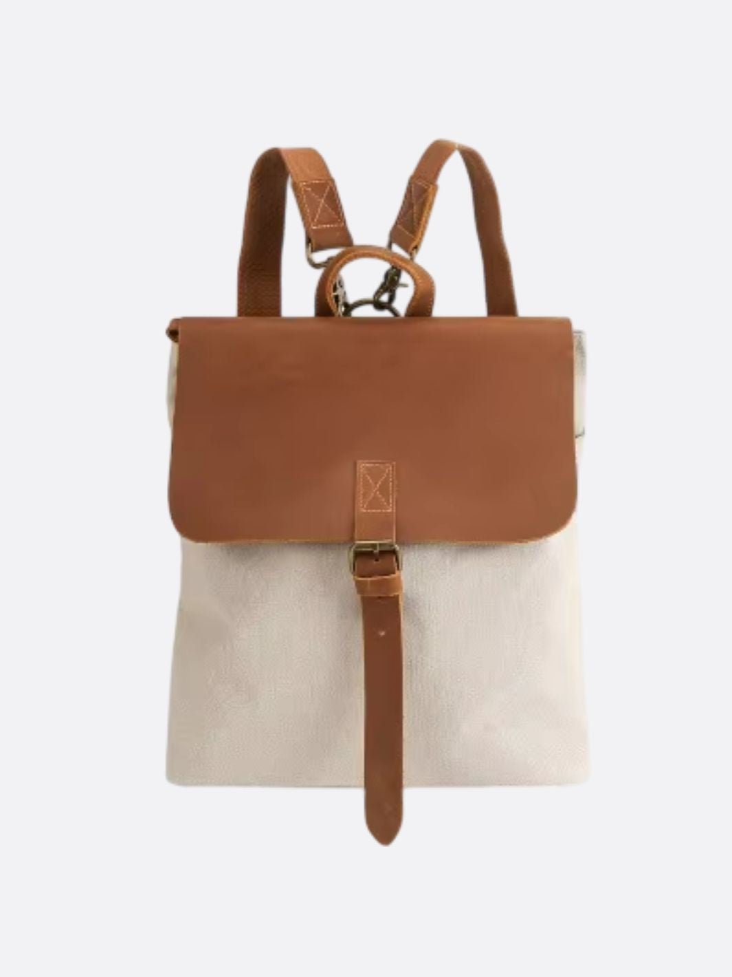 sac à dos vintage blanc