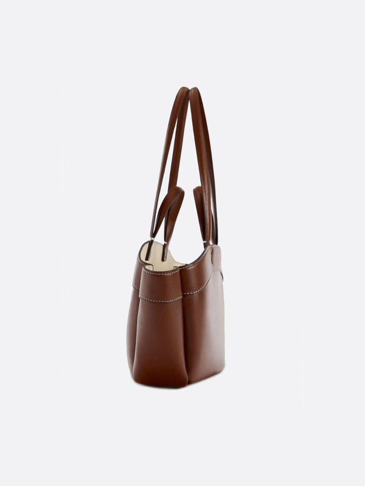 Bolso tote de piel