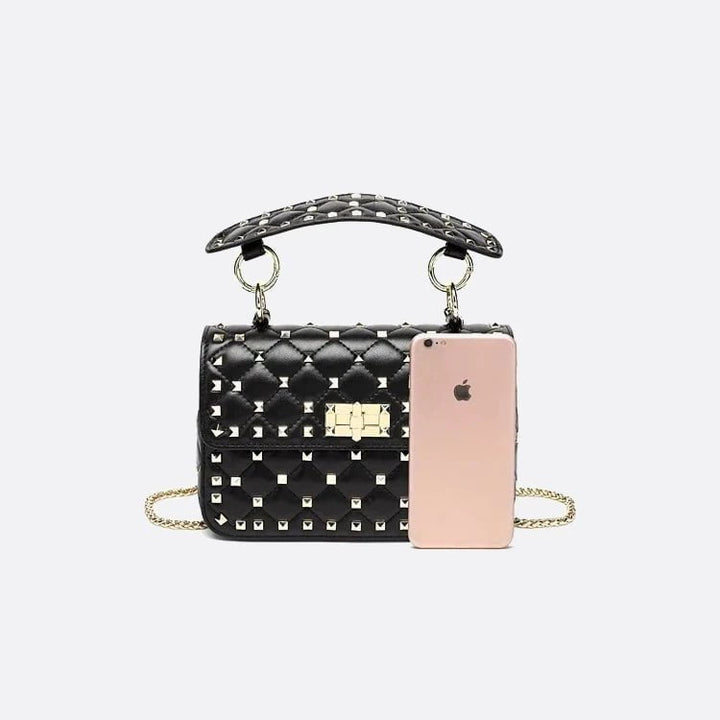 Black Studded Handbag