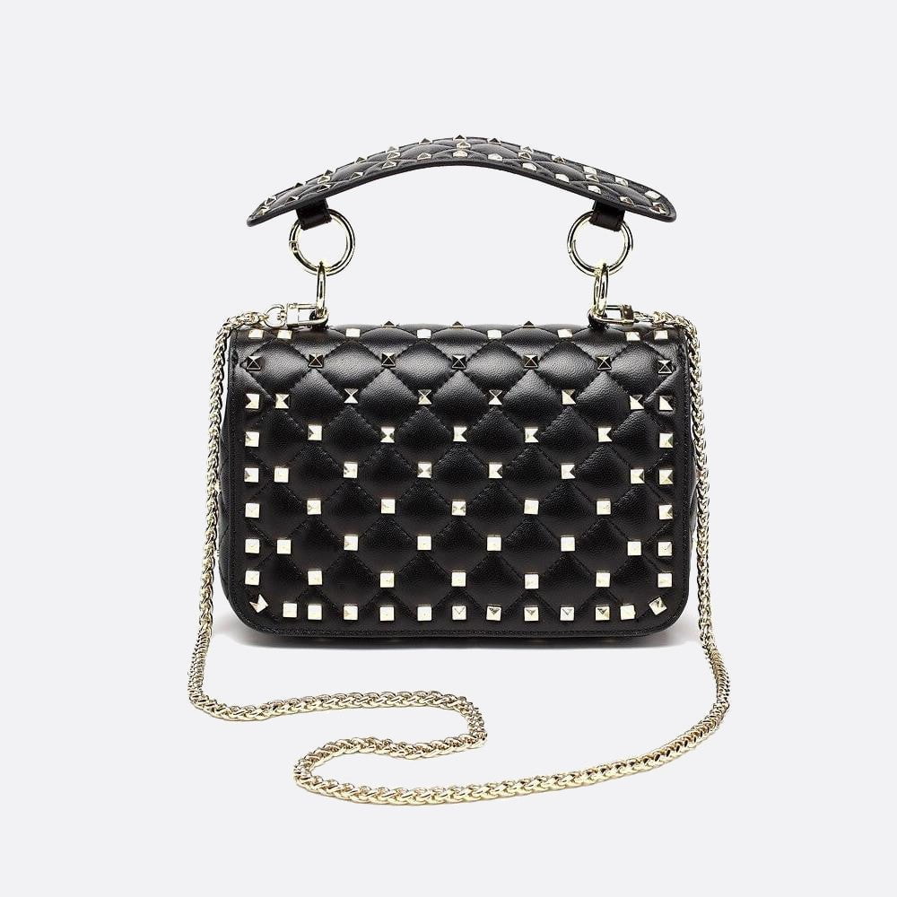 Black Studded Handbag