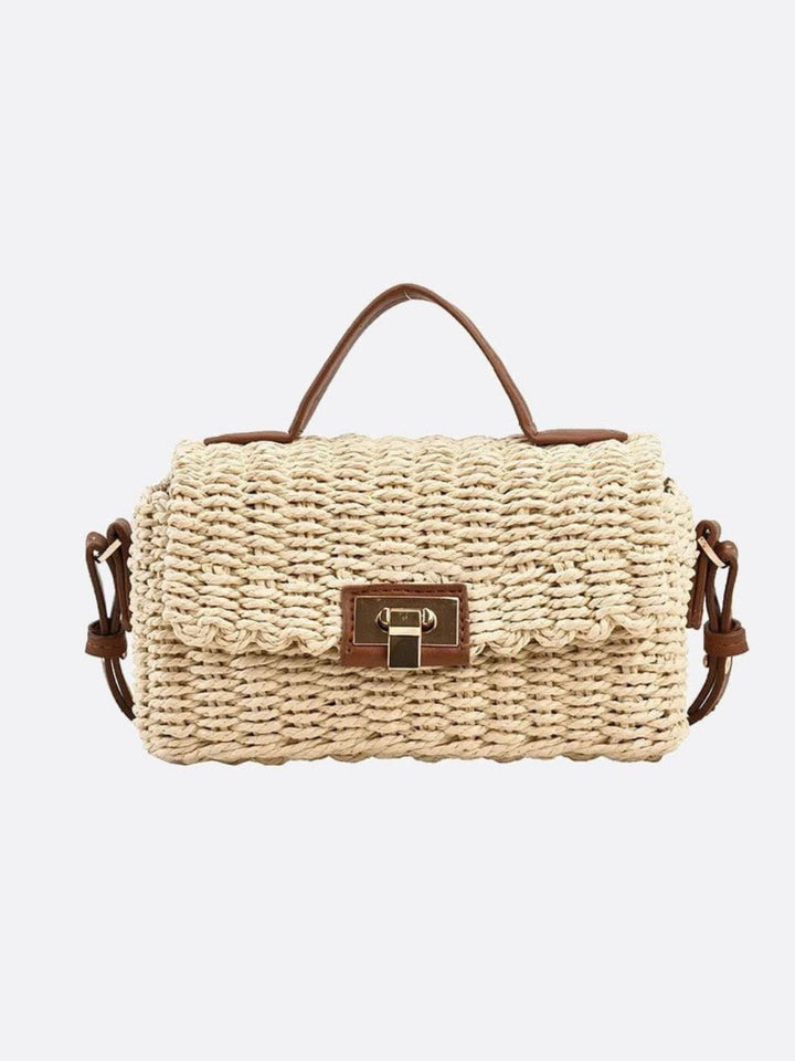 Sac à main cordelette beige