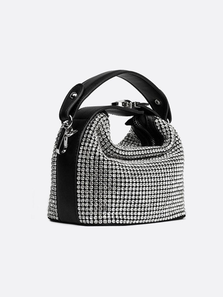 Sac à main cuir avec strass