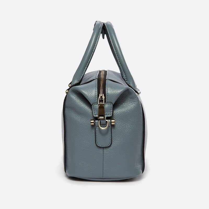 Leather bowling bag