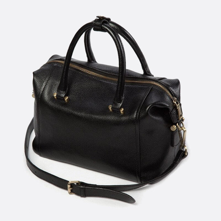 sac cuir bowling noir