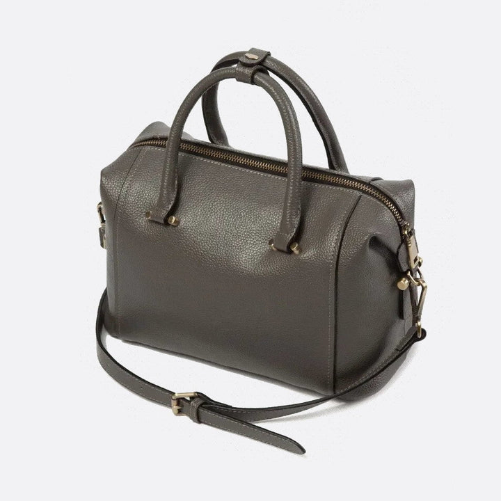 sac cuir bowling vert