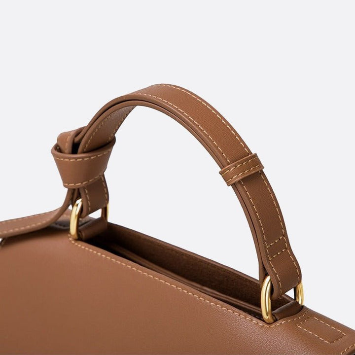 Trapeze Leather Handbag 