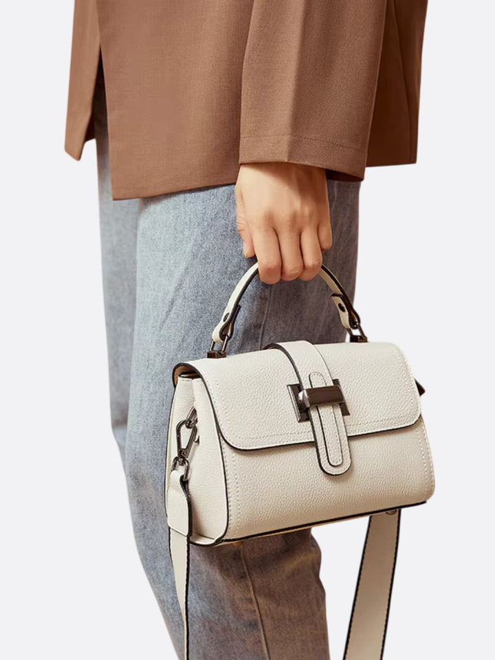 sac à main cuir blanc femme