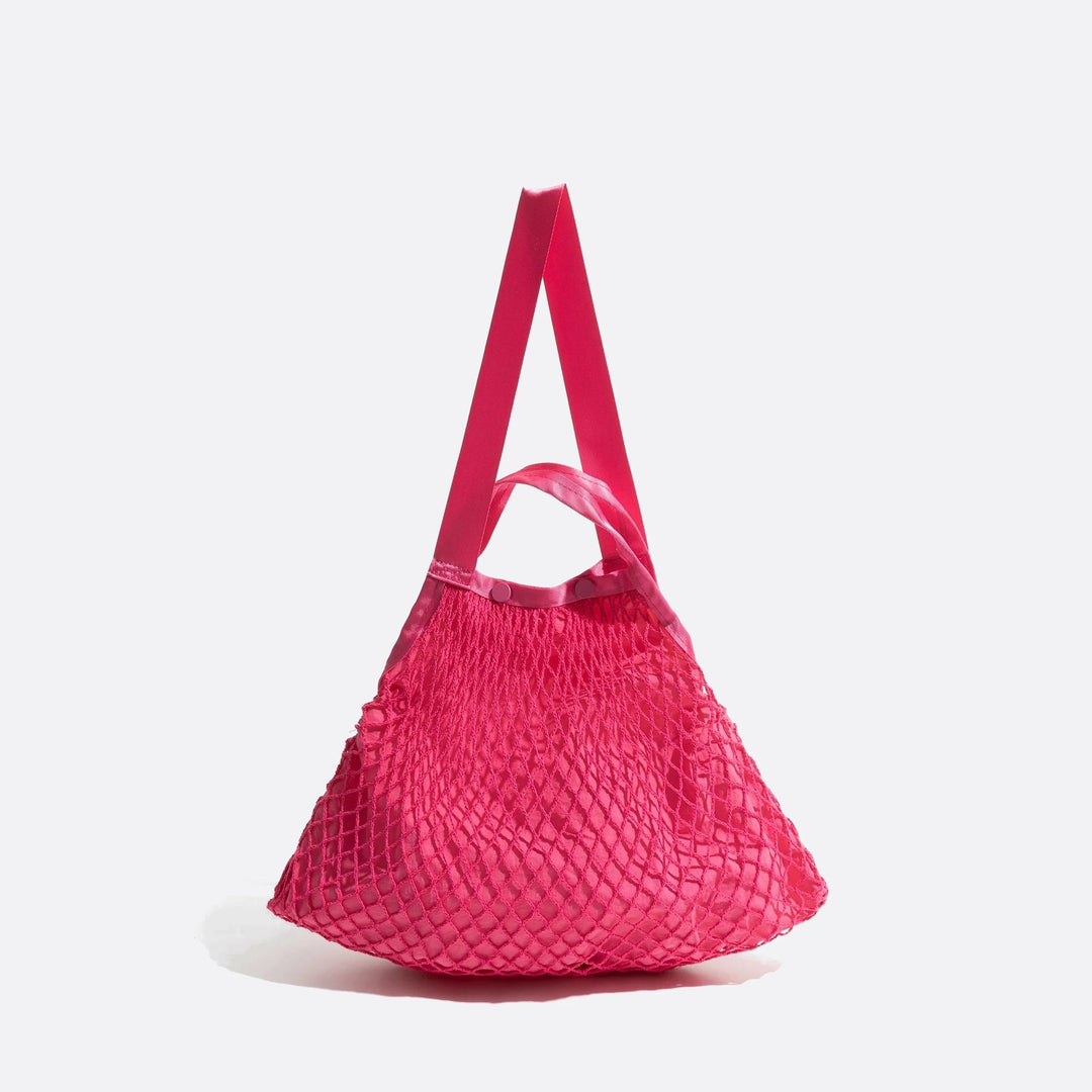 sac à main filet rose