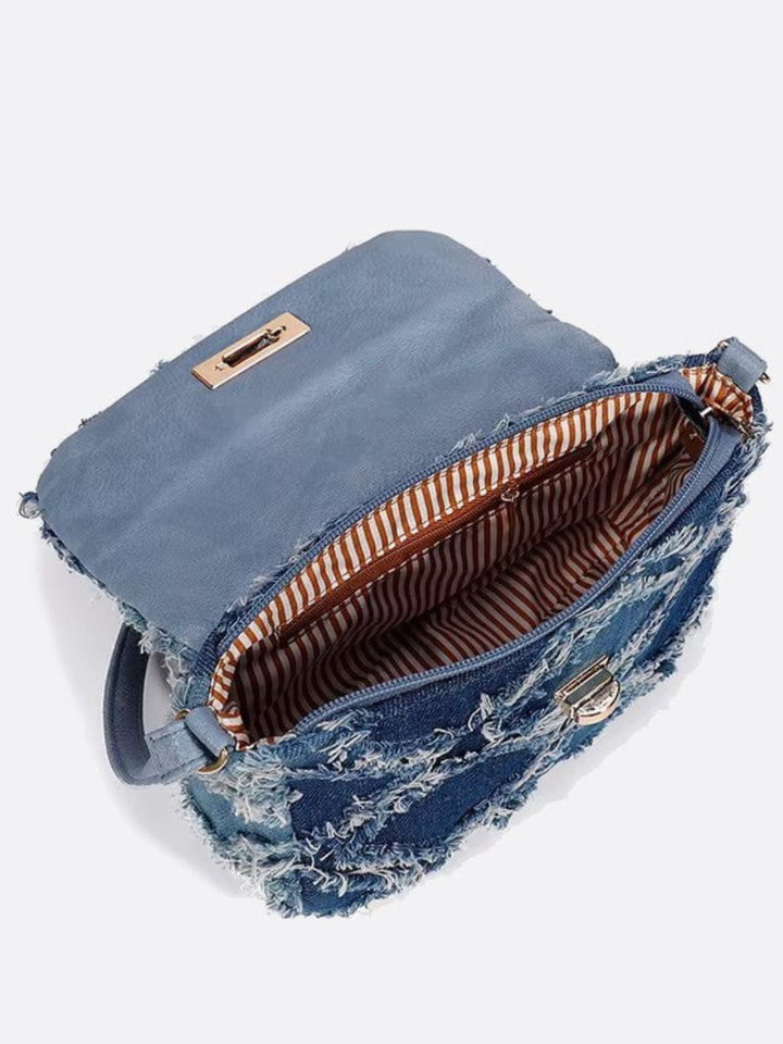 Sac à porté épaule en jean