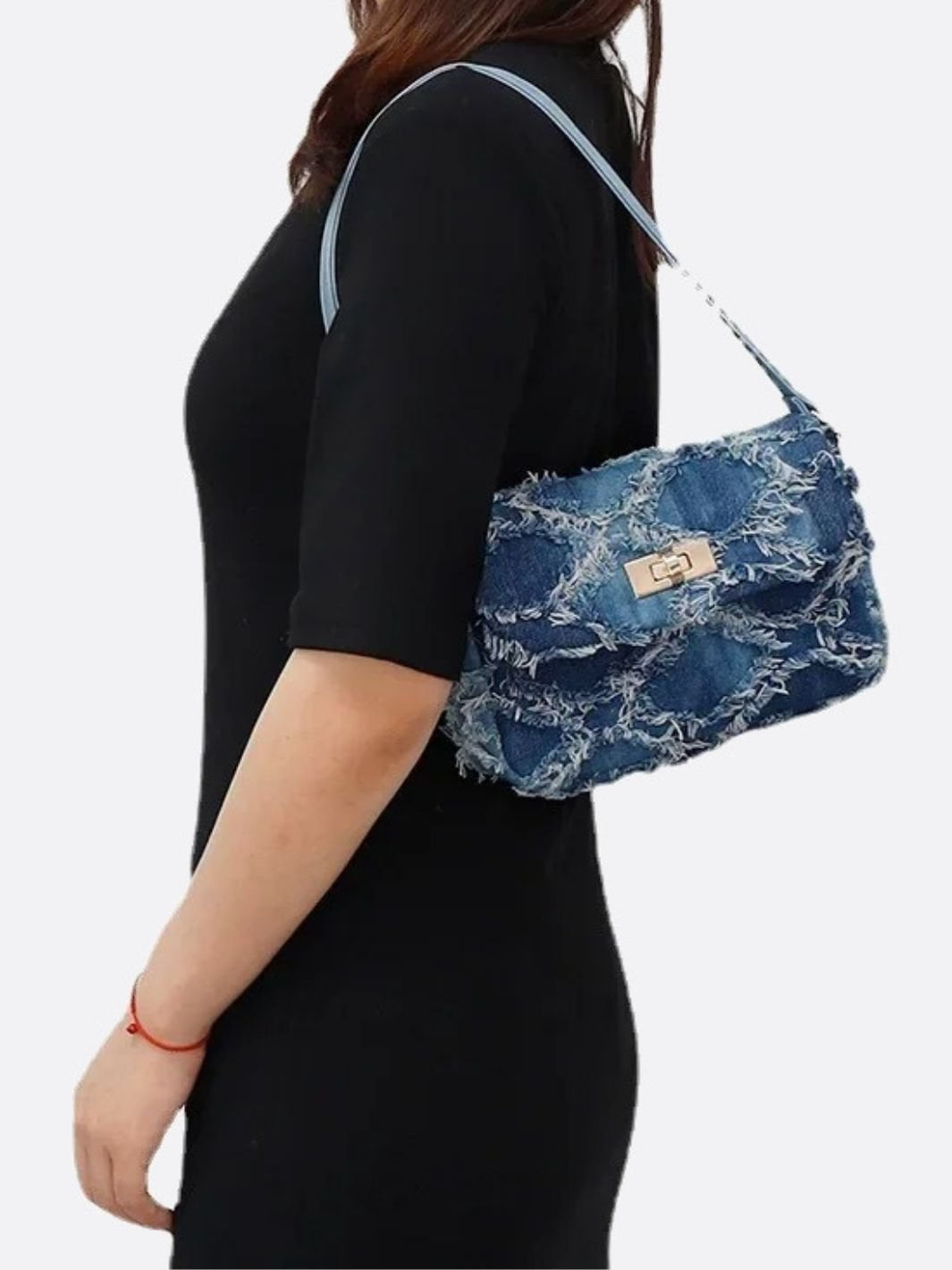 Sac épaule jean femme