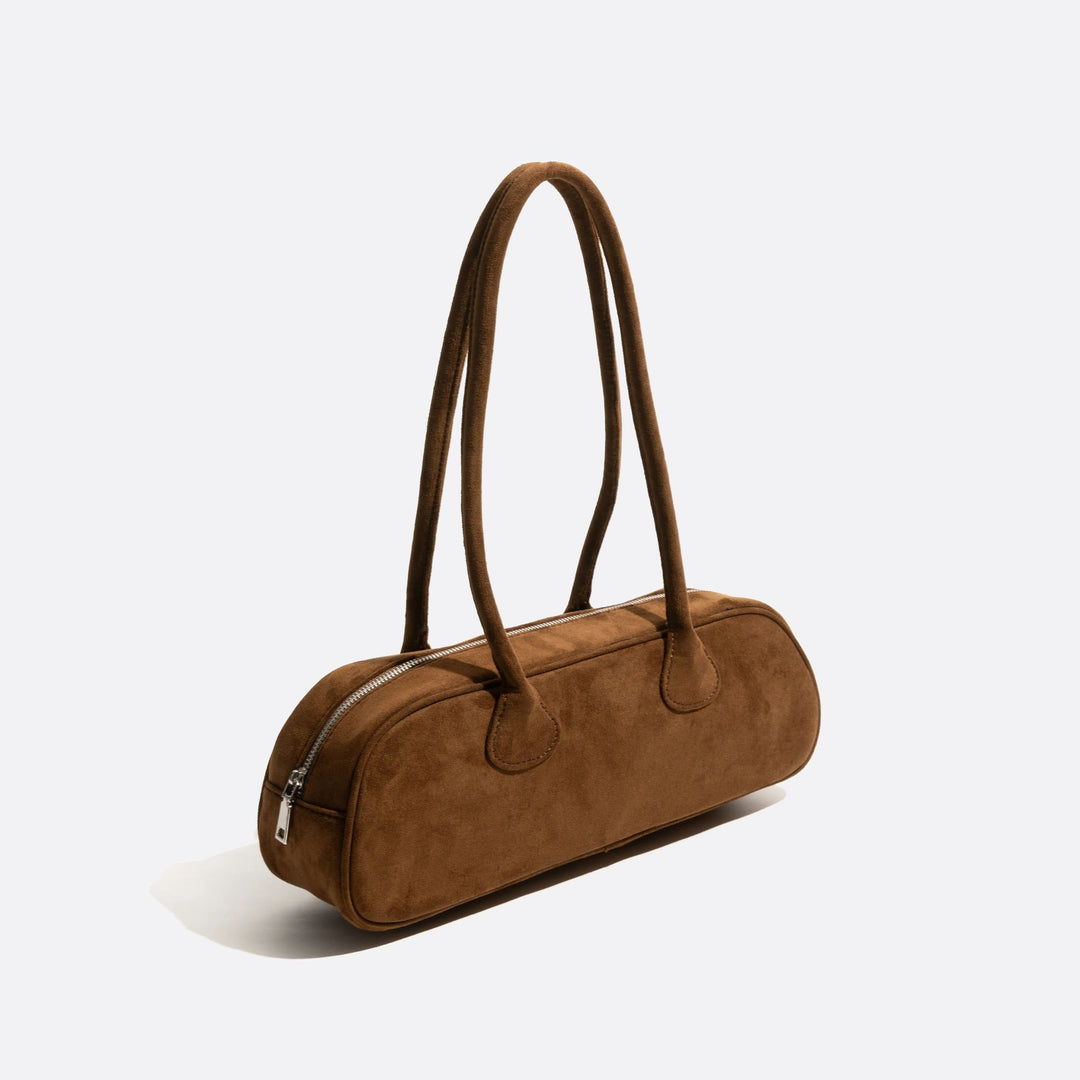 sac baguette daim