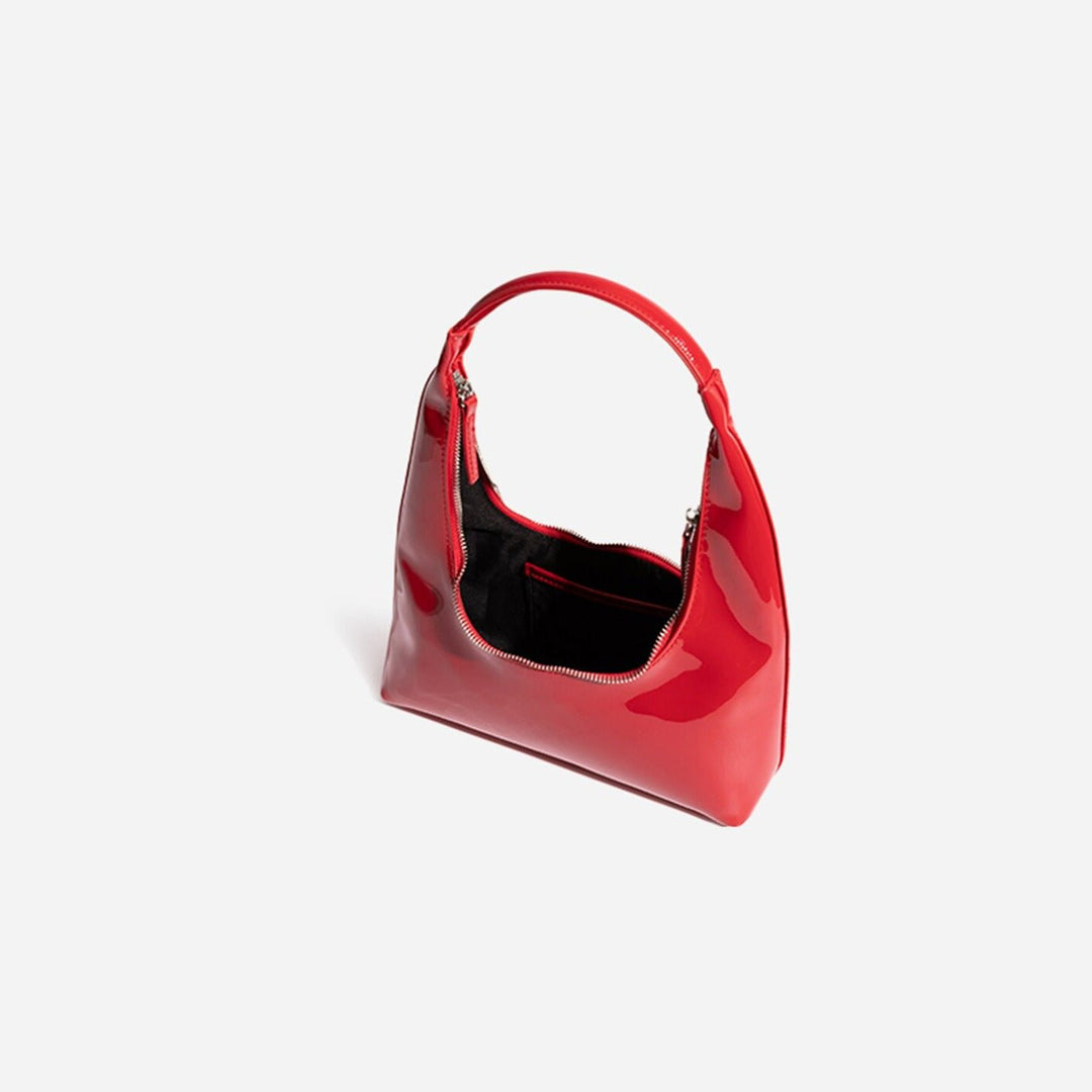 Patent Leather Baguette Bag 