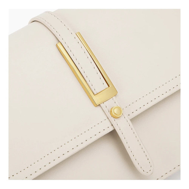 White Leather Shoulder Bag