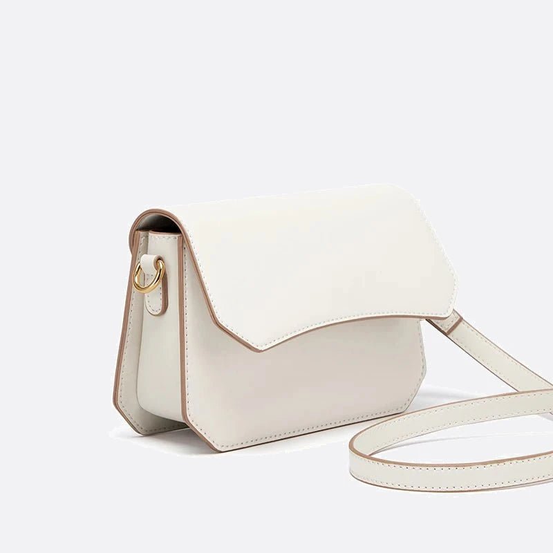 sac cuir blanc bandoulière