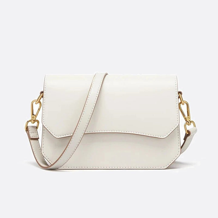 sac bandoulière cuir blanc