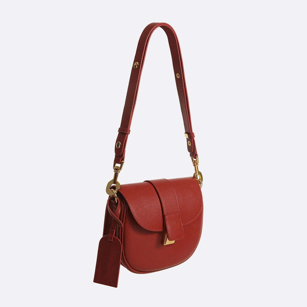 sac cuir rouge