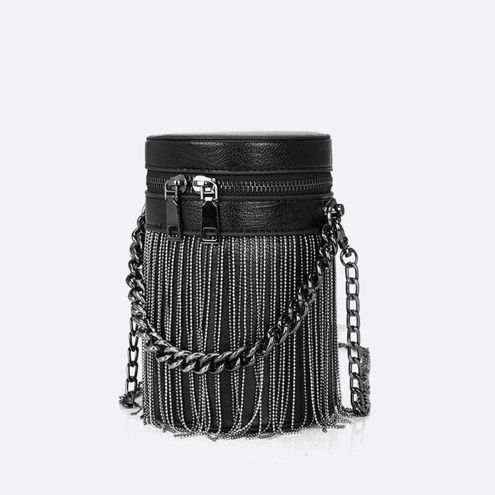 sac cylindrique cuir