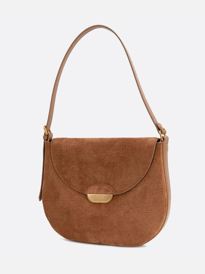 Sac bandoulière demi-lune cuir