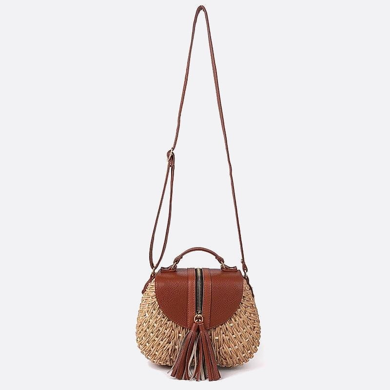 sac bandoulière femme corde tressée