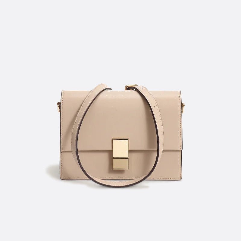 sac bandoulière cuir beige