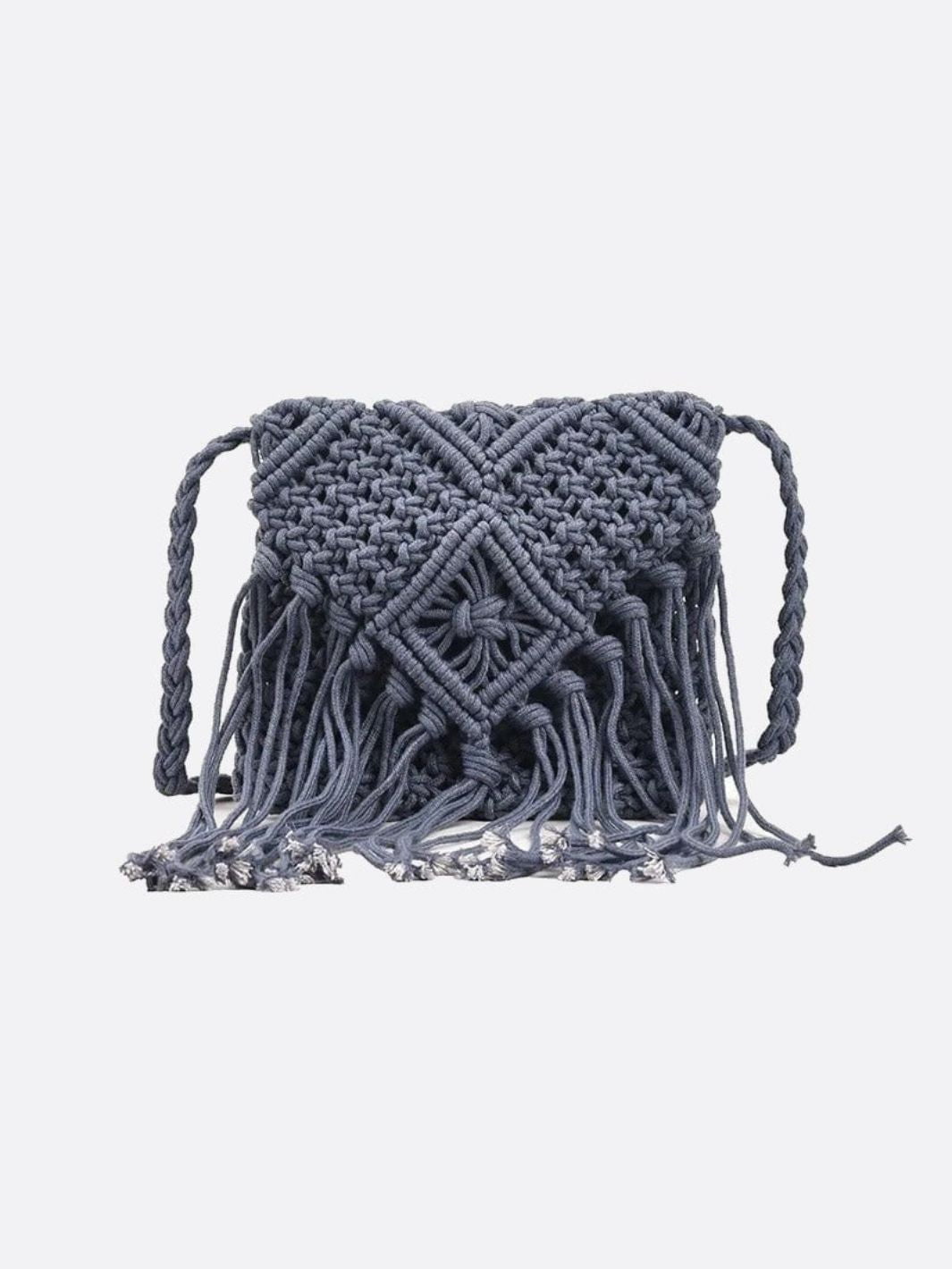 Bolso bandolera macramé