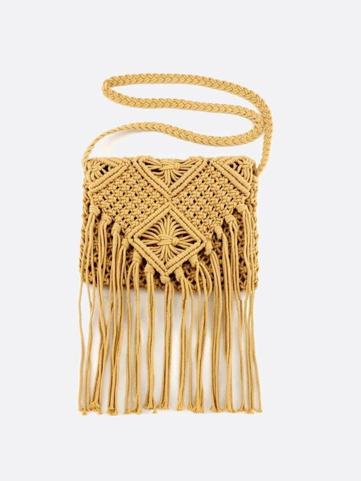 Sac bandoulière en macramé