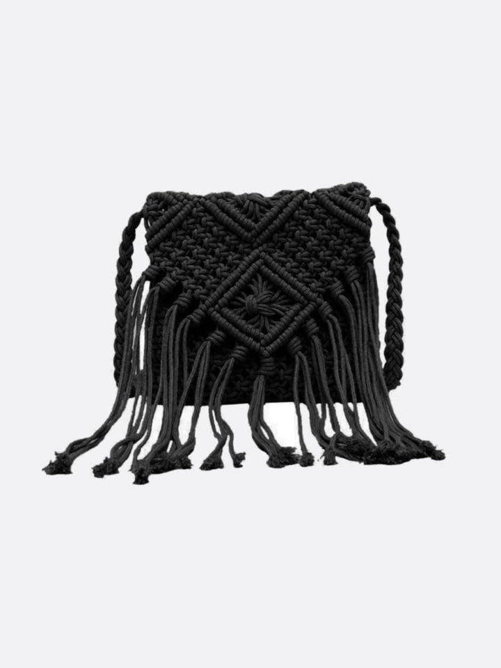 Sac bandoulière en macramé