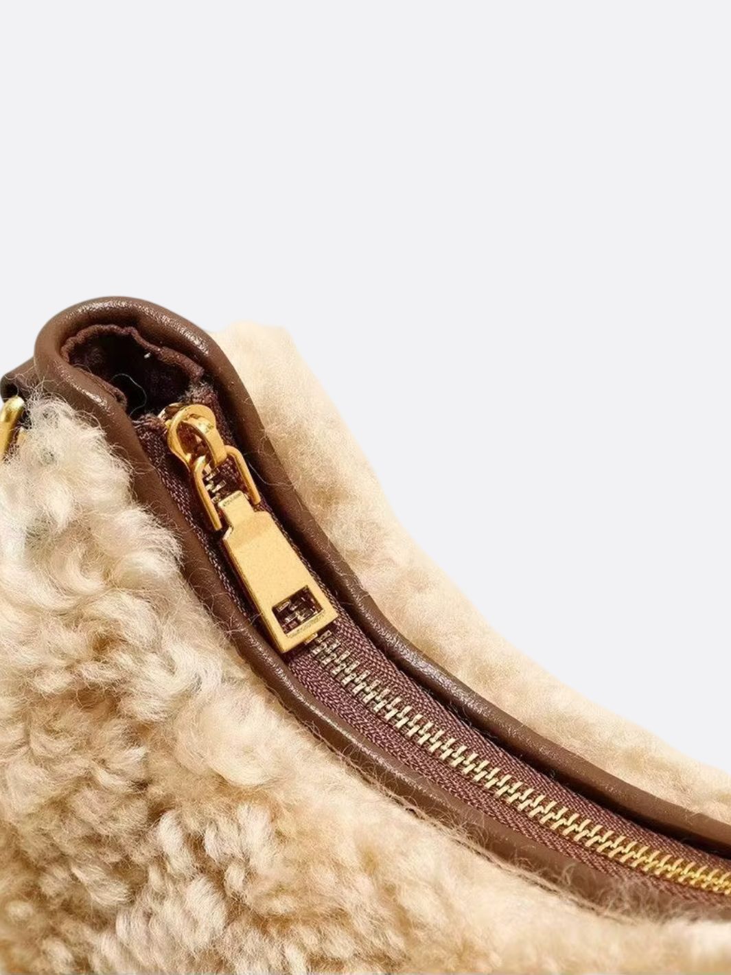 Furry shoulder bag