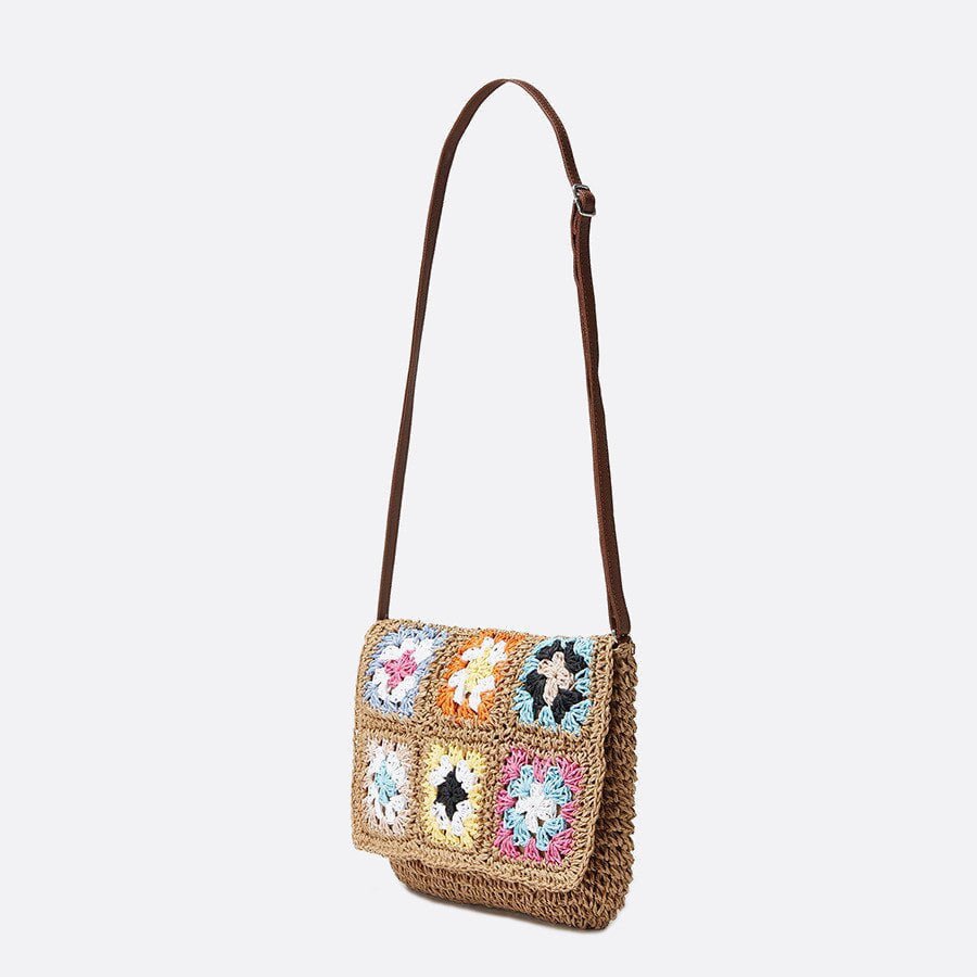 sac paille crochet