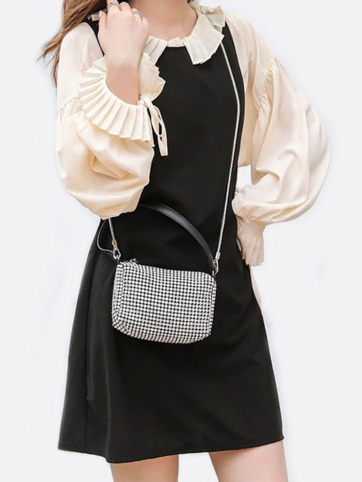 Rhinestone shoulder bag 