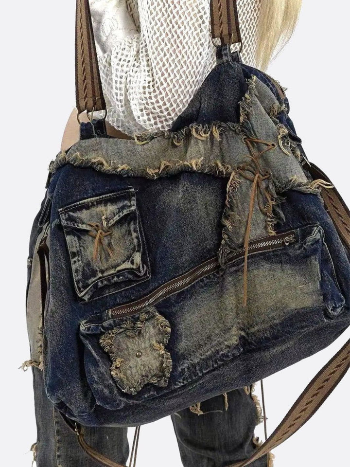 sac besace femme jean