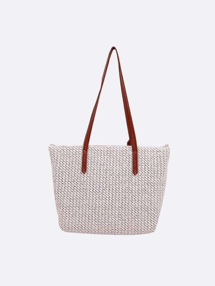 Bohemian straw bag