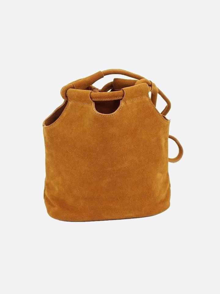 Suede purse bag